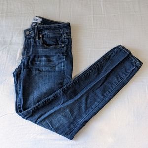 Paige Kylie Crop Jeans size 26 Dark Wash